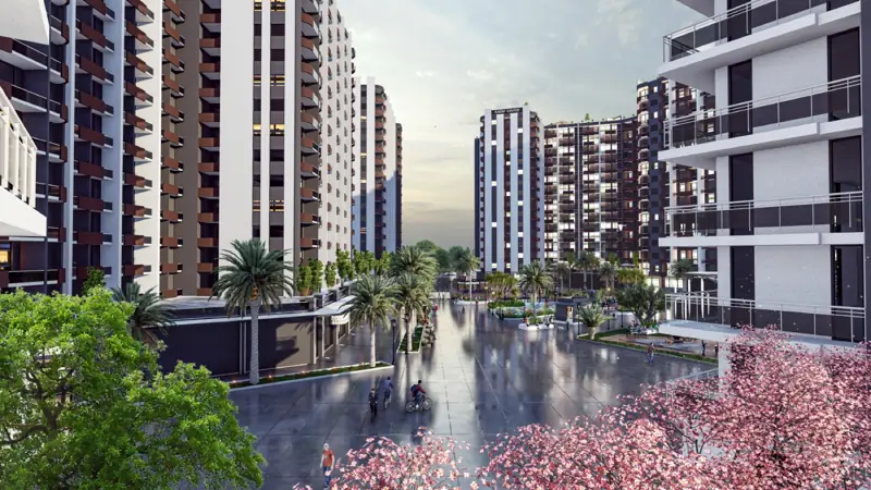 Vizualizacija pješačke ulice, Tarsus Center